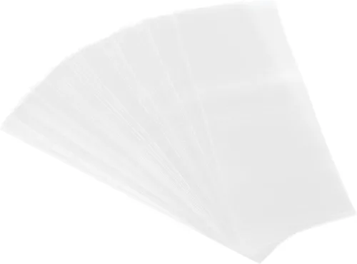 Miniatura 18 de PATIKIL Bandas retráctiles perforadas de 6.102 x 1.575 in, paquete de 400 bandas termocontraíbles de PVC para tapas de diámetro de 3.74 a 3.82