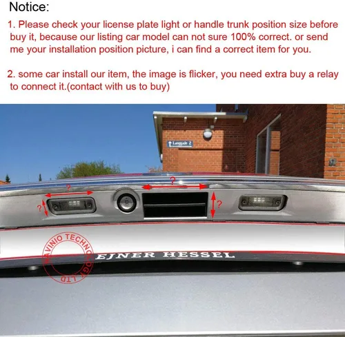 Miniatura 3 de 1280x720 píxeles coche cámara de respaldo reversa para Nissan Qashqa X-Trail Geniss Navara Sunny Citroen C2 C3 C3-XR C4 C5 C6 C8 Peugeot 301 307