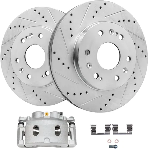 Miniatura 11 de Detroit Axle - Rotores de disco delantero Reemplazo de pinza de freno izquierda para Chevy GMC Express Silverado Sierra Savana 2500 3500