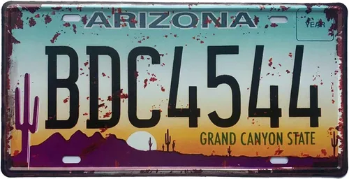 Miniatura 17 de Placa de matrícula retro de California para coche, decoración de placa de matrícula, placa de matrícula de recuerdo, placa de matrícula retro