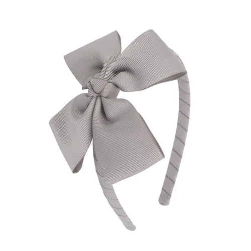 Miniatura 13 de Diadema de lazo negro a la moda, lazo grande de grogrén para el pelo, para niñas y niños pequeños, decoración de fiesta, disfraz de cosplay