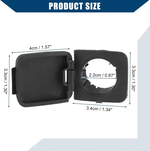 Miniatura 5 de BB5Z-19A487-BA/Derecho delantero / Tapa de salida de encendedor de 12V para Ford F-150 para Ford Edge 2011-2021 / Tapa de cubierta de encendedor