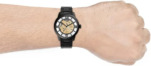 Miniatura 9 de Fossil - Reloj de pulsera automático y mecánico de estilo Townsman en acero inoxidable para hombre