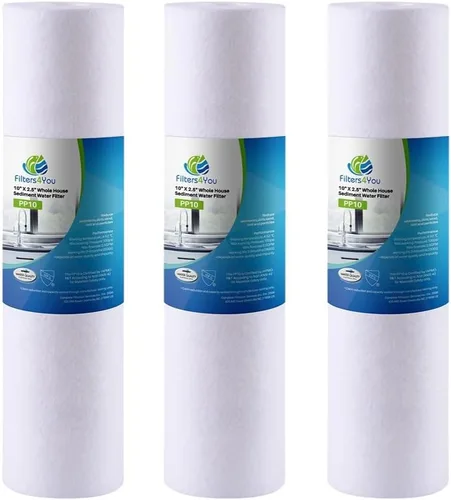 CFS Cartuchos de filtro de agua para sedimentos compatibles con los modelos GE GXWH04F, GXWH20F, GXWH20S, GXRM10 y GX1S01R - Filtro de repuesto de 5