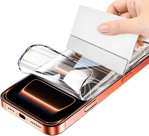 Miniatura 18 de Paquete de 2 protectores de pantalla de hidrogel ultrafinos para Google Pixel 10a, película protectora transparente de TPU flexible irrompible
