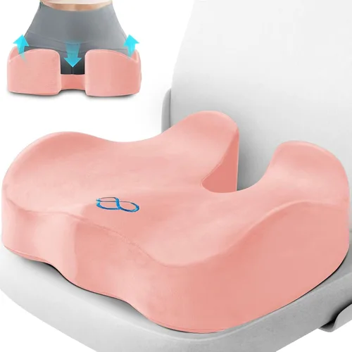 Miniatura 8 de CushyOasis Cojín de Asiento, Cojines de Gel para Silla, Cojines para Silla de Oficina, Parte Inferior Antideslizante y Funda Extraíble Cojín