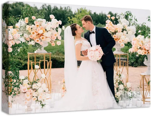Miniatura 16 de Impresión personalizada de foto a lienzo, impresiones de lienzo enmarcadas personalizadas con tus fotos personalizadas para dormitorio, sala