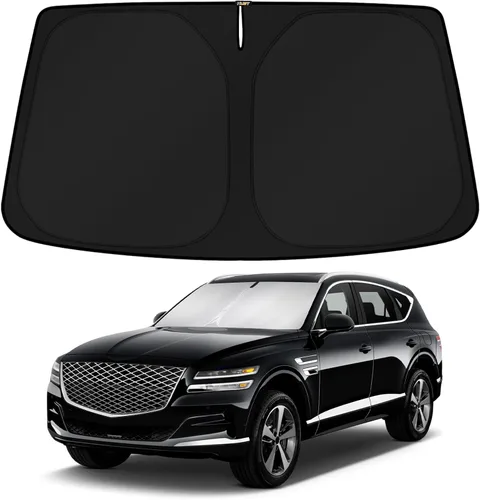 Miniatura 104 de KUST - Parasol plegable para parabrisas para Ford Ranger, accesorios 2019-2025 2026, parasol personalizado para ventana, protector solar plegable