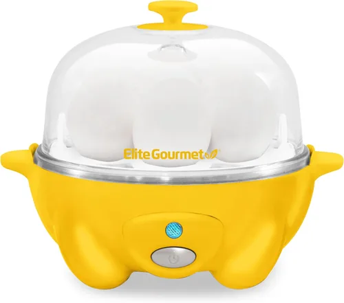 Miniatura 5 de Elite Gourmet Hervidor de huevo fácil Verde azulado