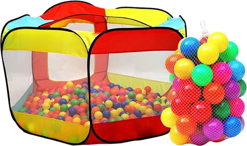 Miniatura 8 de Piscina de Pelotas para Niños Tienda Emergente Grande para Niños Pequeños - Juguetes de Regalo para Interior y Exterior para Bebés Niñas y Niños