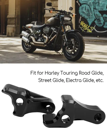 Miniatura 5 de Kit de bloques de bajada de 2 pulgadas para Harley Touring Road Glide Street Glide Electra Glide 2002-2022, aleación de aluminio 7075 de grado