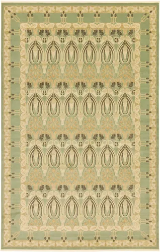 Miniatura 24 de Unique Loom Edinburgh Collection - Alfombra rectangular (2 pies x 3 pies 1 pulgada, rectangular, azul marino/bronceado)