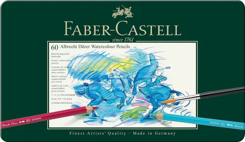 Miniatura 2 de Faber-Castell Albrecht Dürer® - Lápices de acuarela para artistas, lata de 60