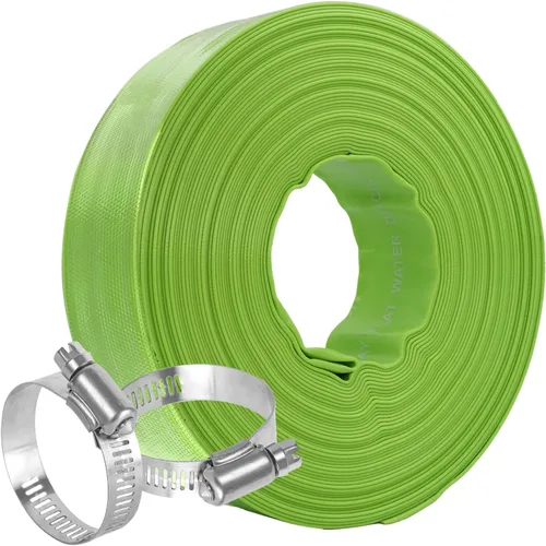 Miniatura 12 de Kit de manguera de retrolavado de piscina Eastrans de 2 pulgadas x 50 pies con adaptador NPT hembra, manguera de bomba de descarga resistente