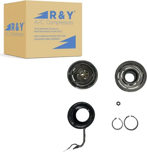 RYC A/C Compresor Embrague EG572-01-CL (Se adapta a Honda Civic 1.5L, 1.6L 1992 1993; Compatible con Civic del Sol 1993 1.5L, 1.6L) | Fits Honda
