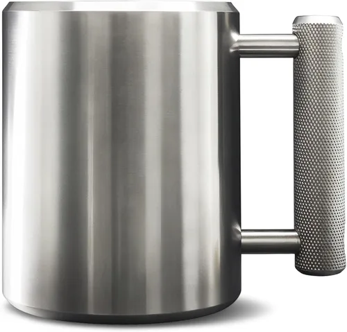 Taza pesada de 18 libras y 10 onzas de acero inoxidable con mancuernas para ejercicio, taza de agua, súper pesada, entrenamiento de fitness
