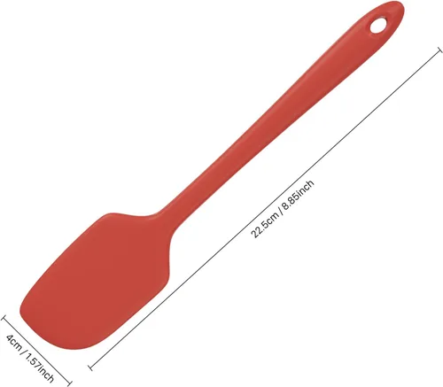 Miniatura 2 de Espátula pequeña de silicona Espátulas de goma de silicona resistentes al calor de 600 F para utensilios de hornear, diseño sin costuras