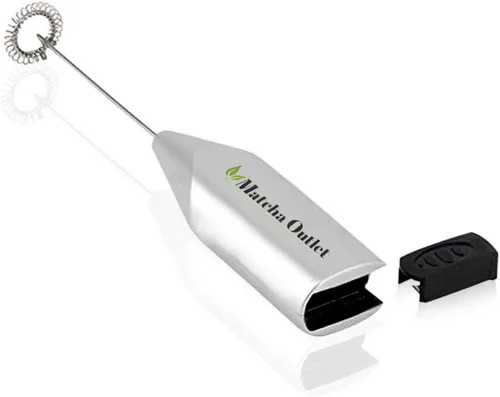 Miniatura 3 de Espumador de leche eléctrico de mano con batidor de acero inoxidable - Fabricante de espuma portátil