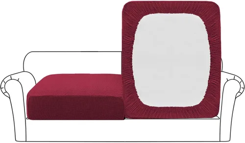 Miniatura 48 de Flamingo P Funda de cojín de asiento individual de alta elasticidad, protector de muebles para sofá, funda de sofá, funda de sofá suave y flexible
