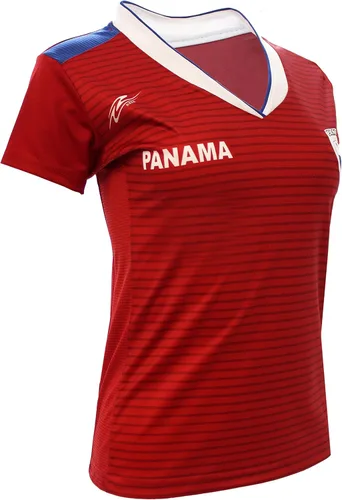Miniatura 3 de Mujer Fan Jersey Panama Rojo