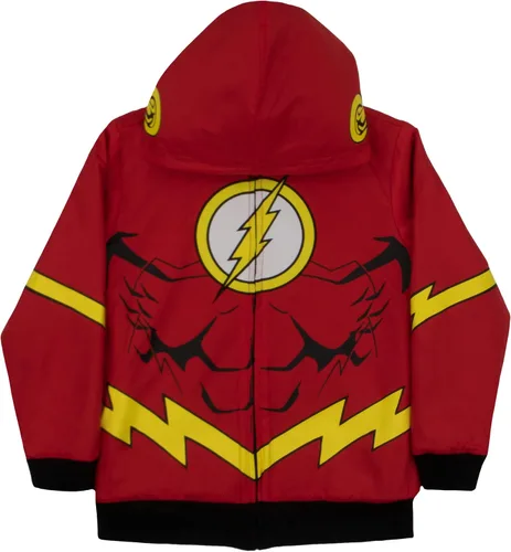 Miniatura 4 de DC Comics Superheroes Batman and The Flash - Chaqueta reversible para niños y niños pequeños