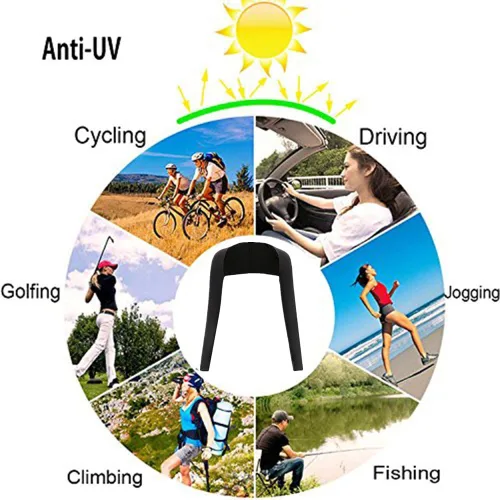 Miniatura 7 de Chal de enfriamiento para mujer con agujero para los dedos cómodo y transpirable antirayos UV protección solar para mujer