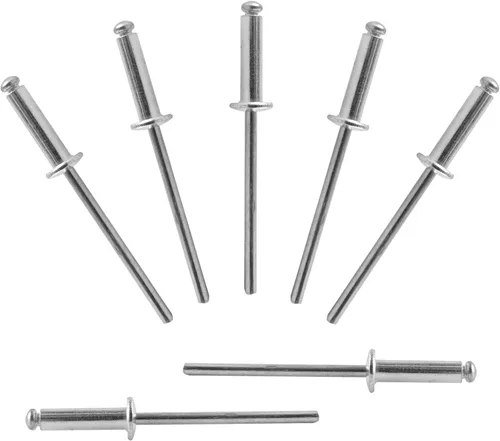 Miniatura 20 de ALLCLEAN 50 piezas de remaches ciegos profesionales de acero inoxidable de 1/4" x 1/2", remaches POP de 6,4 x 12 mm, agarre y mandril de acero