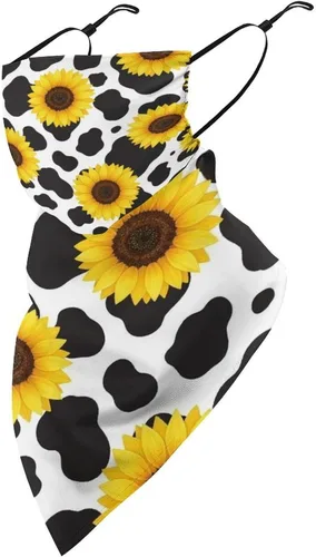 Miniatura 16 de Bufanda triangular reutilizable con cinta elástica para las orejas, protección solar UV