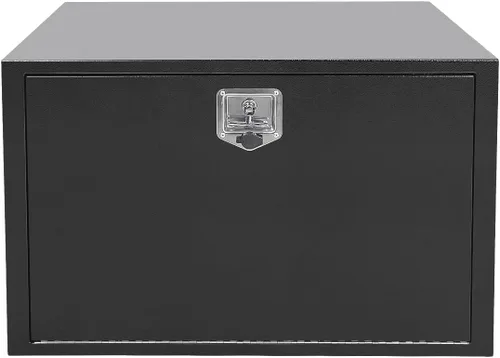 Miniatura 14 de Caja de herramientas de acero para debajo del cuerpo del camión, organizador de caja de herramientas de 18 x 12 x 14 con cerradura y llaves