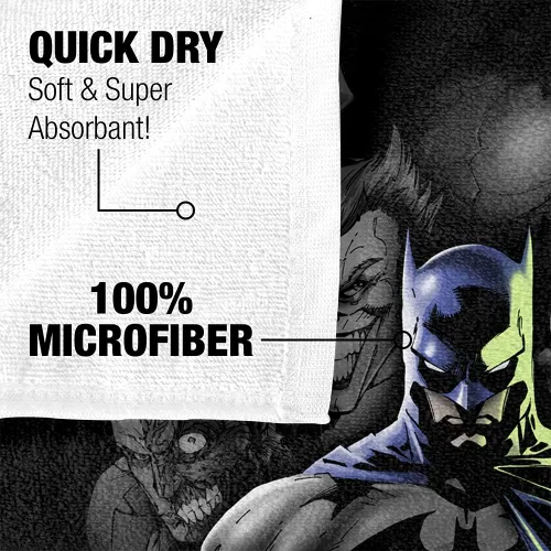 Miniatura 4 de LOGOVISION Batman Batman Dc - Toalla de playa con licencia oficial de 30 x 60 pulgadas