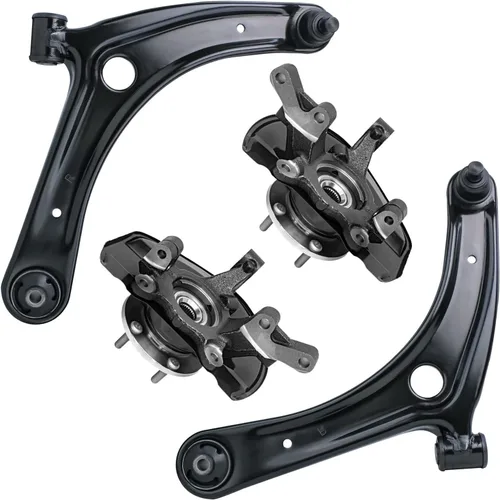 Miniatura 130 de Detroit Axle - Kit de 4 brazos de control delanteros para Ford Mustang 05-10, 2 brazos de control inferiores, 2 puntales 2005 2006 2007 2008 2009