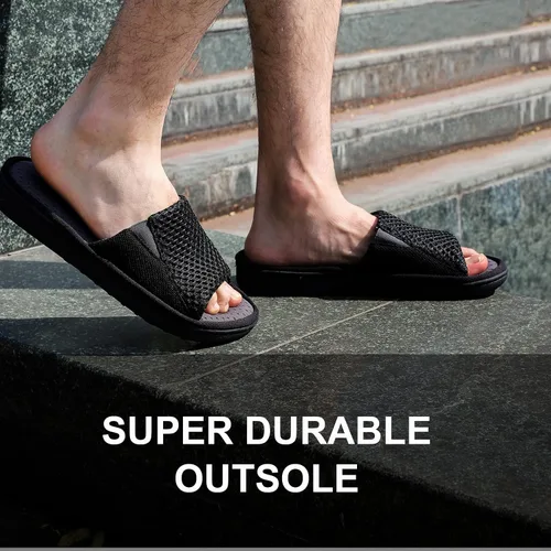 Miniatura 2 de Cómodas pantuflas de espuma viscoelástica para hombre