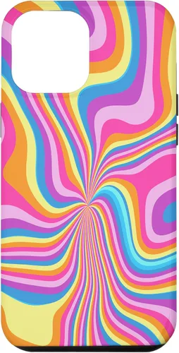 Miniatura 7 de iPhone 12 mini Groovy Liquid Swirl Retro 70's 80's Trippy Psychedelic Phone Case
