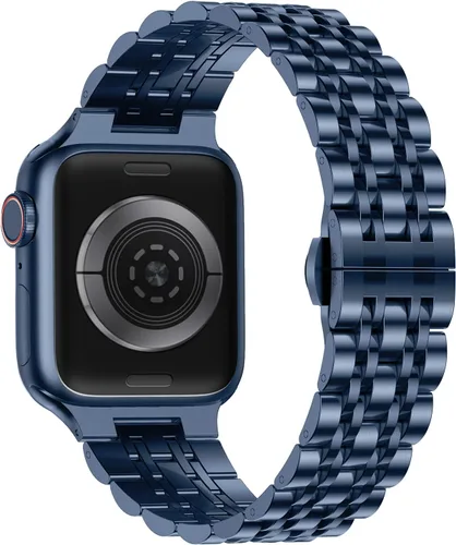 Miniatura 2 de Tasikar Compatible con Apple Watch Strap de 1.929 in 1.811 in 1.772 in 1.732 in 1.654 in 1.614 in 1.575 in 1.496 in, correa de metal de acero