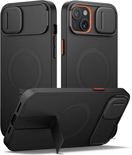 Miniatura 56 de SURITCH - Funda para iPhone 17 Pro Max con cubierta de control de cámara, cubierta para cámara y soporte ajustable, compatible con MagSafe, a prueba