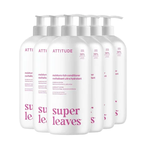 Miniatura 21 de ATTITUDE Acondicionador para cabello extra suave, alivia el cuero cabelludo seco, ingredientes derivados naturalmente, desenredante vegano, probado