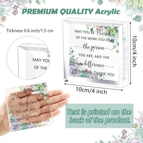 Miniatura 3 de Yookeer Regalos de agradecimiento de agradecimiento para compañeros de trabajo, regalo de jubilación para empleados, mujeres, hombres, May You Be