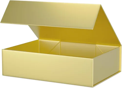 Miniatura 25 de ROSTELACK Cajas de regalo de 11.9" x 8.5" x 3.3" con tapa de cierre magnético caja para regalos, caja de regalo de dama de honor, bonita caja, cajas