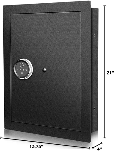 Miniatura 7 de Langger V Caja fuerte biométrica de seguridad oculta para huellas dactilares, en la pared entre tachuelas. Tamaño mejorado