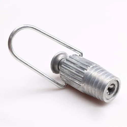 Miniatura 2 de Cabilock Tensor de cuerda de metal con resorte y rodamiento de bolas para polea de tensión ajustable y líneas fijas, herramienta de lavandería