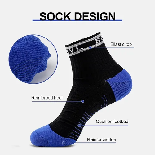 Miniatura 5 de Calcetines de ciclismo de compresión de tobillo para correr, para viajar, caminar, escalada