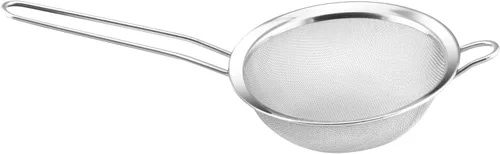 Miniatura 6 de YBM HOME Colador de malla fina de acero inoxidable con mango para enjuagar granos, frijoles y frutas de arroz, 2.5 pulgadas