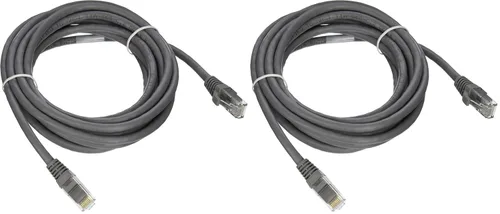 Miniatura 128 de C2G/Cables to Go 27872 Cable de red Ethernet cruzado Cat6 sin blindaje (UTP) sin enganche, amarillo (2,13 metros/7 pies)