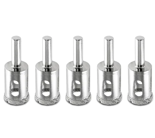 Miniatura 10 de Luomorgo Sierra de agujero de diamante de 35mm/1 3/8 Pulgadas, brocas de diamante de 1.1 pulgadas de profundidad de corte para vidrio, cerámica