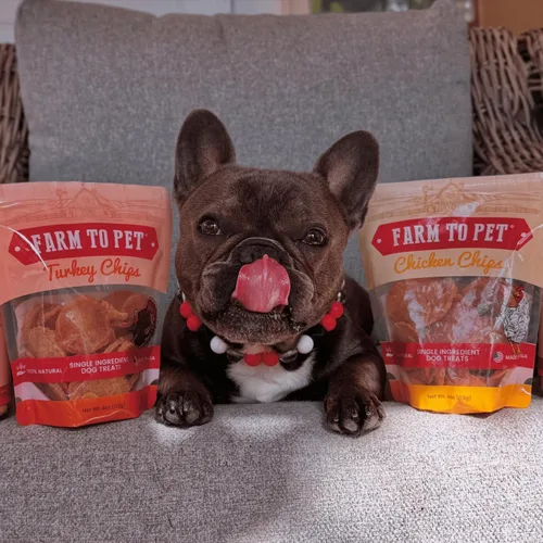 Miniatura 5 de Farm To Pet - Paquete de proteínas de pollo y pavo para adiestramiento de perros, 100% naturales, golosinas de entrenamiento de un solo ingrediente