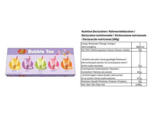 Miniatura 2 de Jelly Belly Caja de gomitas de té de leche Boba, 4.25 oz (120 g)