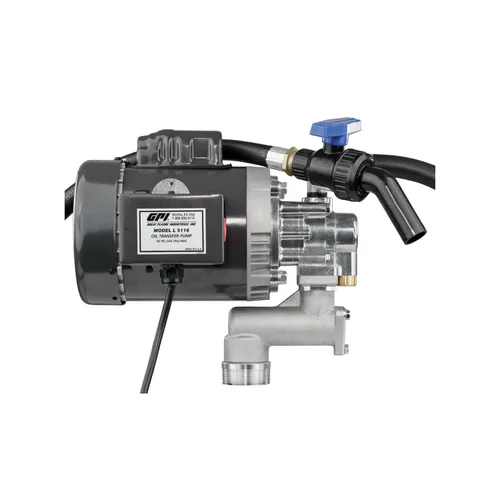 Miniatura 11 de GPI - Bomba de transferencia de aceite de servicio pesado L5132 para fluidos de alta viscosidad, 32 QPM/8 GPM, 115/230 voltios CA (142100-02)