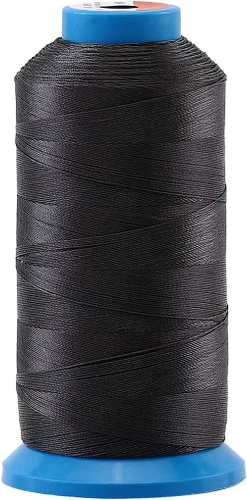 Miniatura 17 de Selric [1500 yardas/recubierto/sin desenredo/22 colores disponibles] Hilos de nailon prensado resistentes #69 T70 tamaño 210D/3 para tapicería