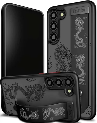 Miniatura 101 de Compatible para Samsung Galaxy S23 Funda Bonita con Correa Soporte Dedo Kickstand, Fundas de Silicona Geniales de Diseñador Funda Cover - Mariposa