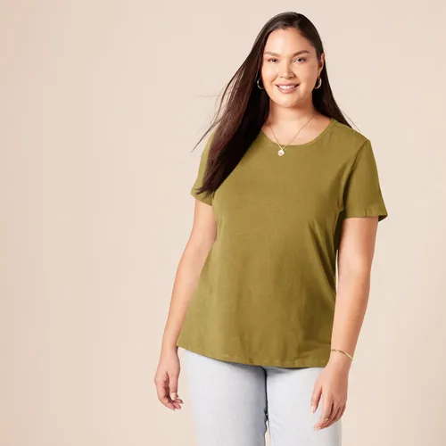 Miniatura 445 de Amazon Essentials Women's Regular-Fit Short-Sleeve Crewneck T-Shirt